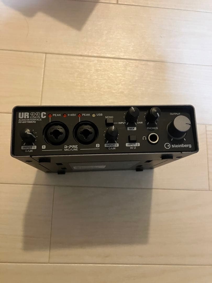steinberg UR22C USBオーディオインターフェイス