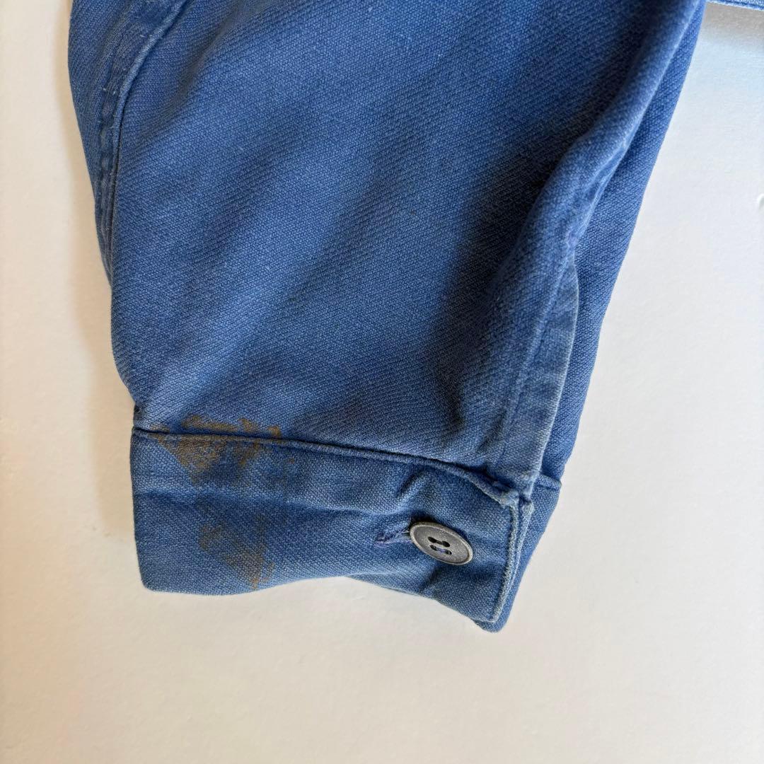 40s〜50s ヴィンテージ フレンチ ワークジャケット パッチワーク 古着