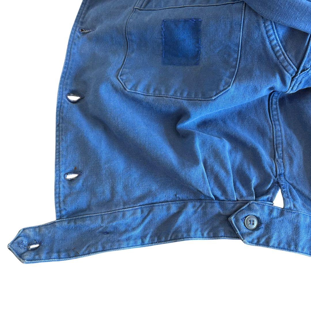 40s〜50s ヴィンテージ フレンチ ワークジャケット パッチワーク 古着