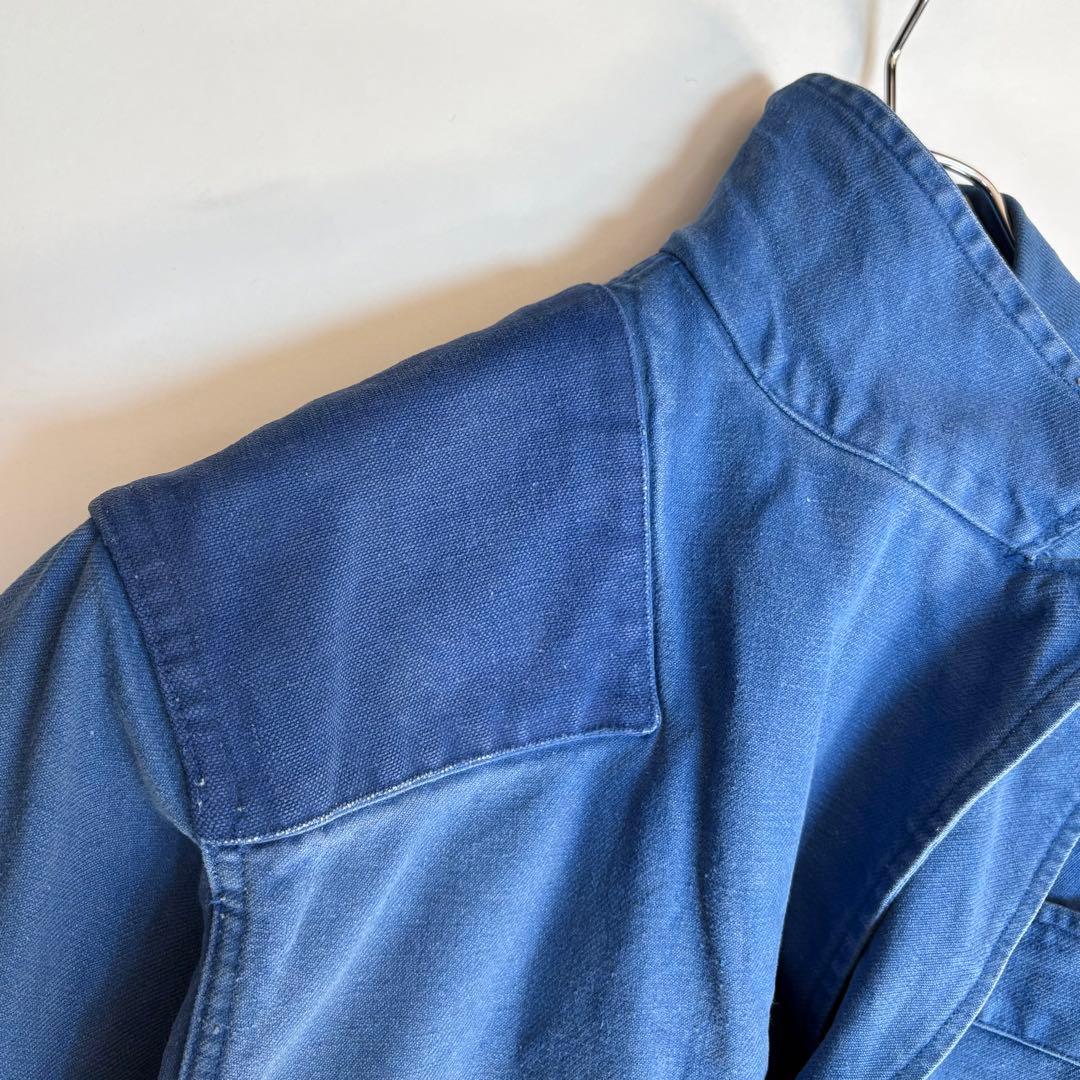 40s〜50s ヴィンテージ フレンチ ワークジャケット パッチワーク 古着