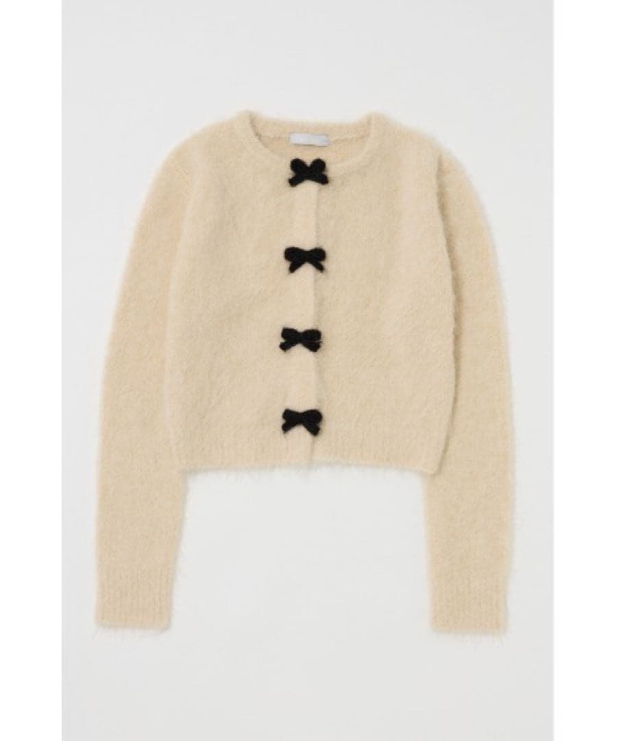 moussy FRONT RIBBON カーディガン