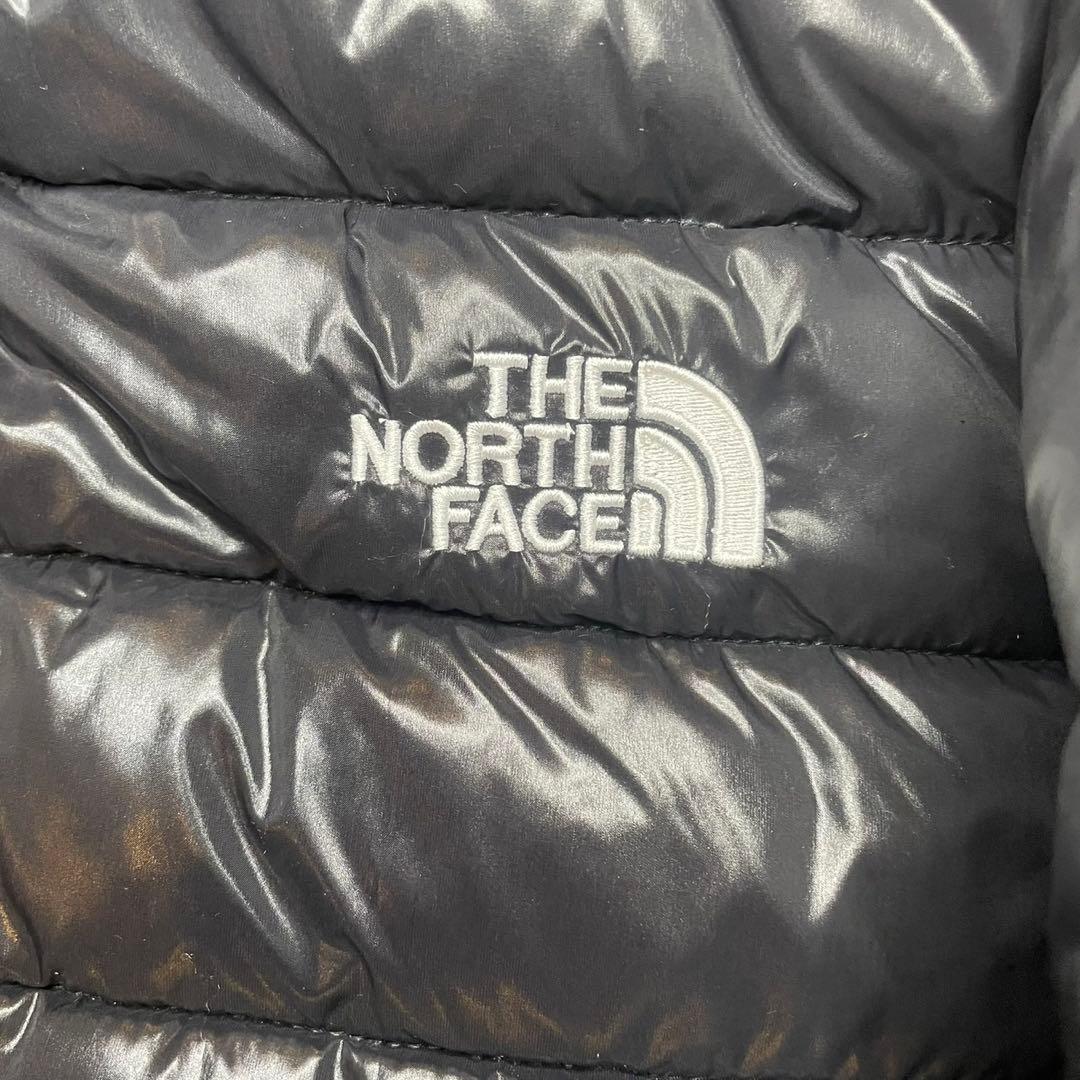 THE NORTH FACE ダウンジャケット フード　パーカー　Mサイズ　黒系