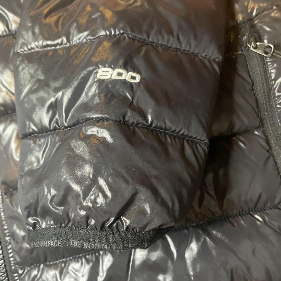 THE NORTH FACE ダウンジャケット フード　パーカー　Mサイズ　黒系