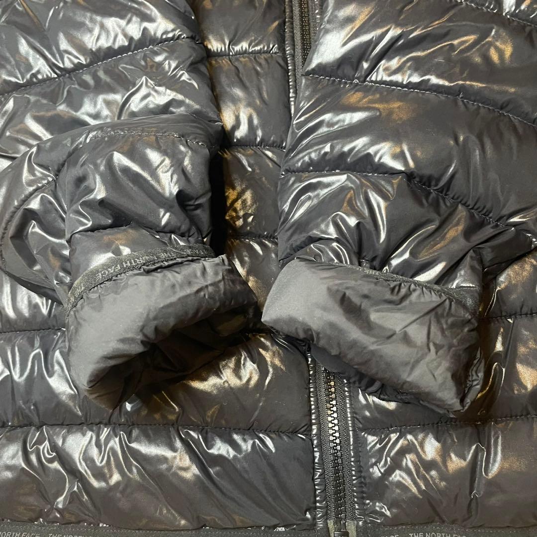 THE NORTH FACE ダウンジャケット フード　パーカー　Mサイズ　黒系