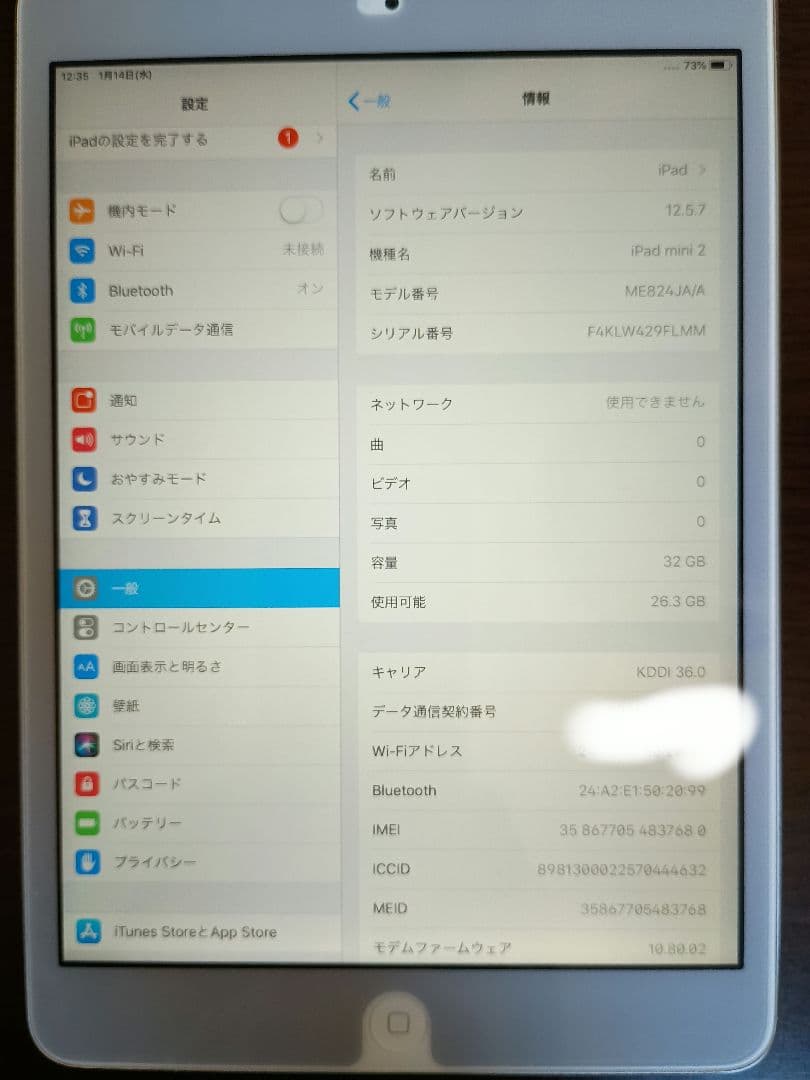 iPad mini×2 中古動作品