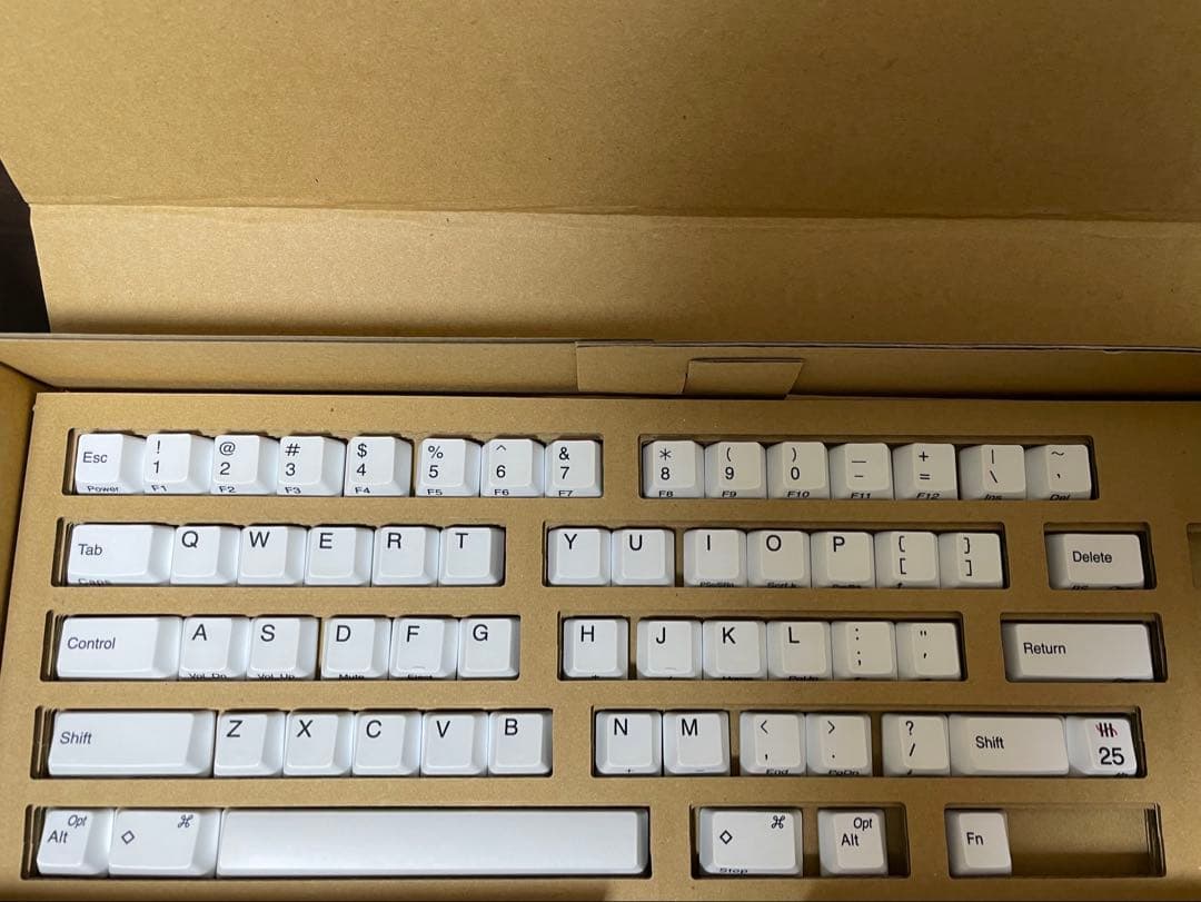 【美品】HHKB 雪 キートップ 英字配列