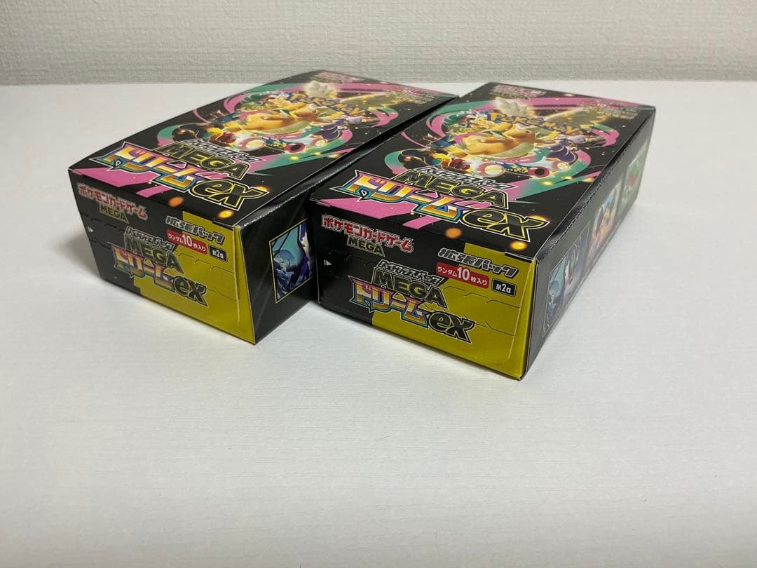 MEGAドリームex 2BOX シュリンクなし ぺりぺりあり