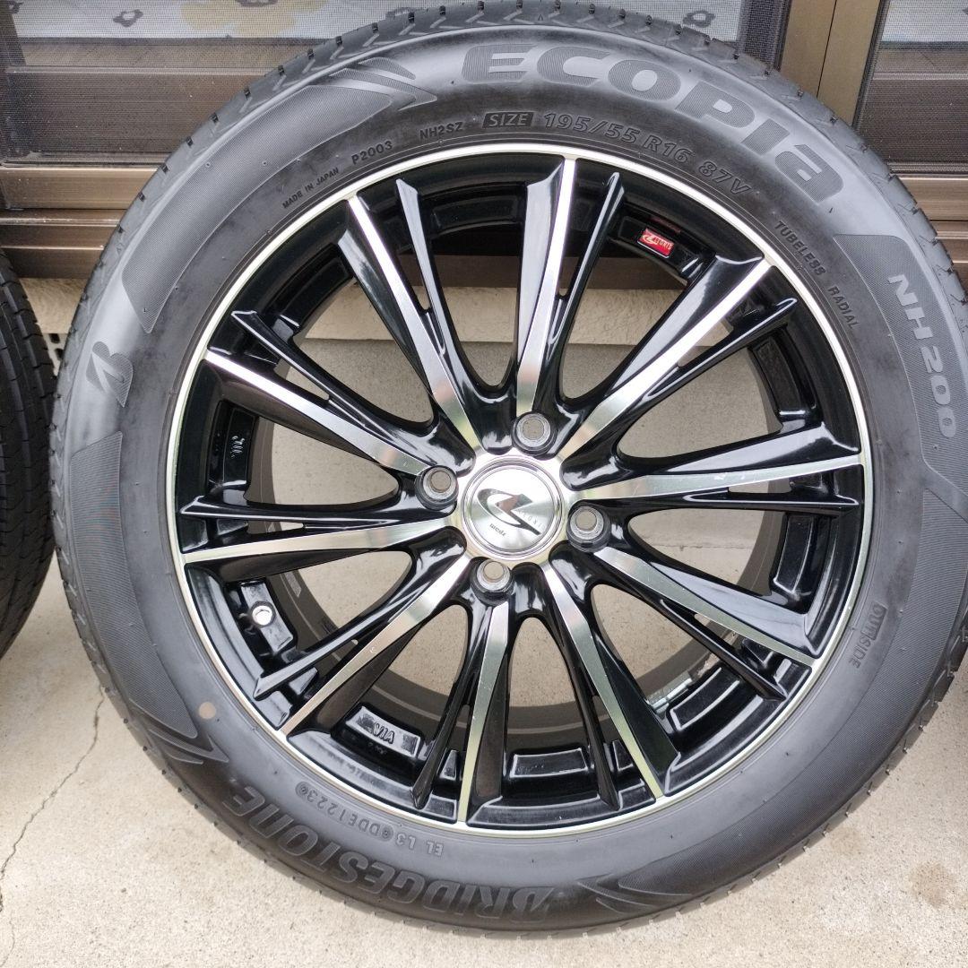 ブリヂストン エコピア NH200 16インチ タイヤホイール4本セット