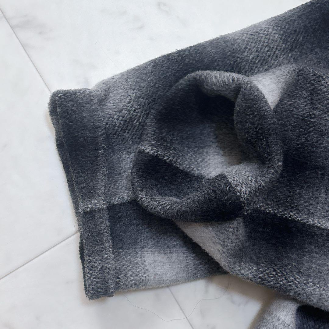 極美品 スピックアンドスパン 24AW ゆったり ウールミックスリバージャケット