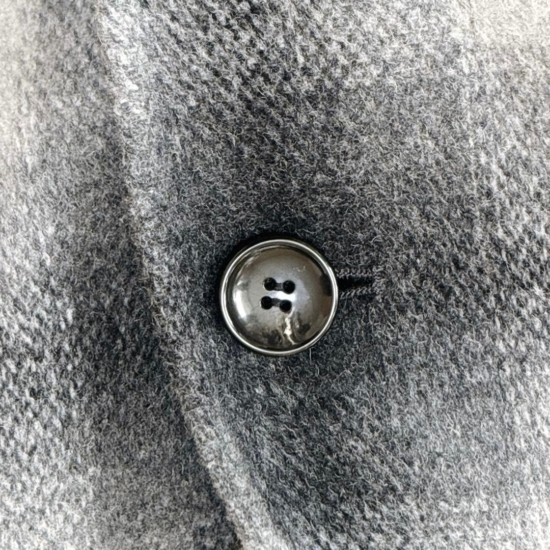 極美品 スピックアンドスパン 24AW ゆったり ウールミックスリバージャケット