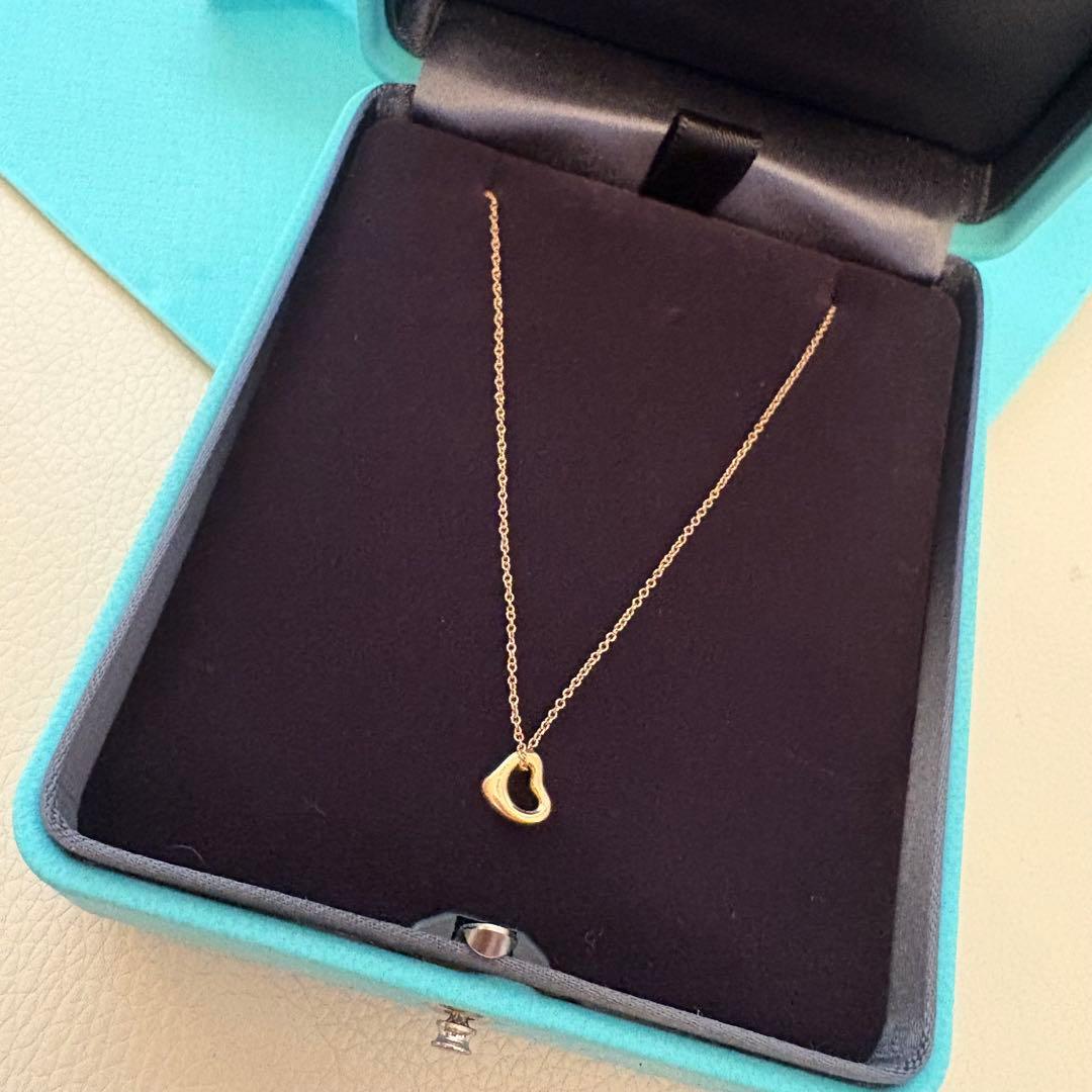 Tiffany＆co オープンハートペンダント ピンクゴールド