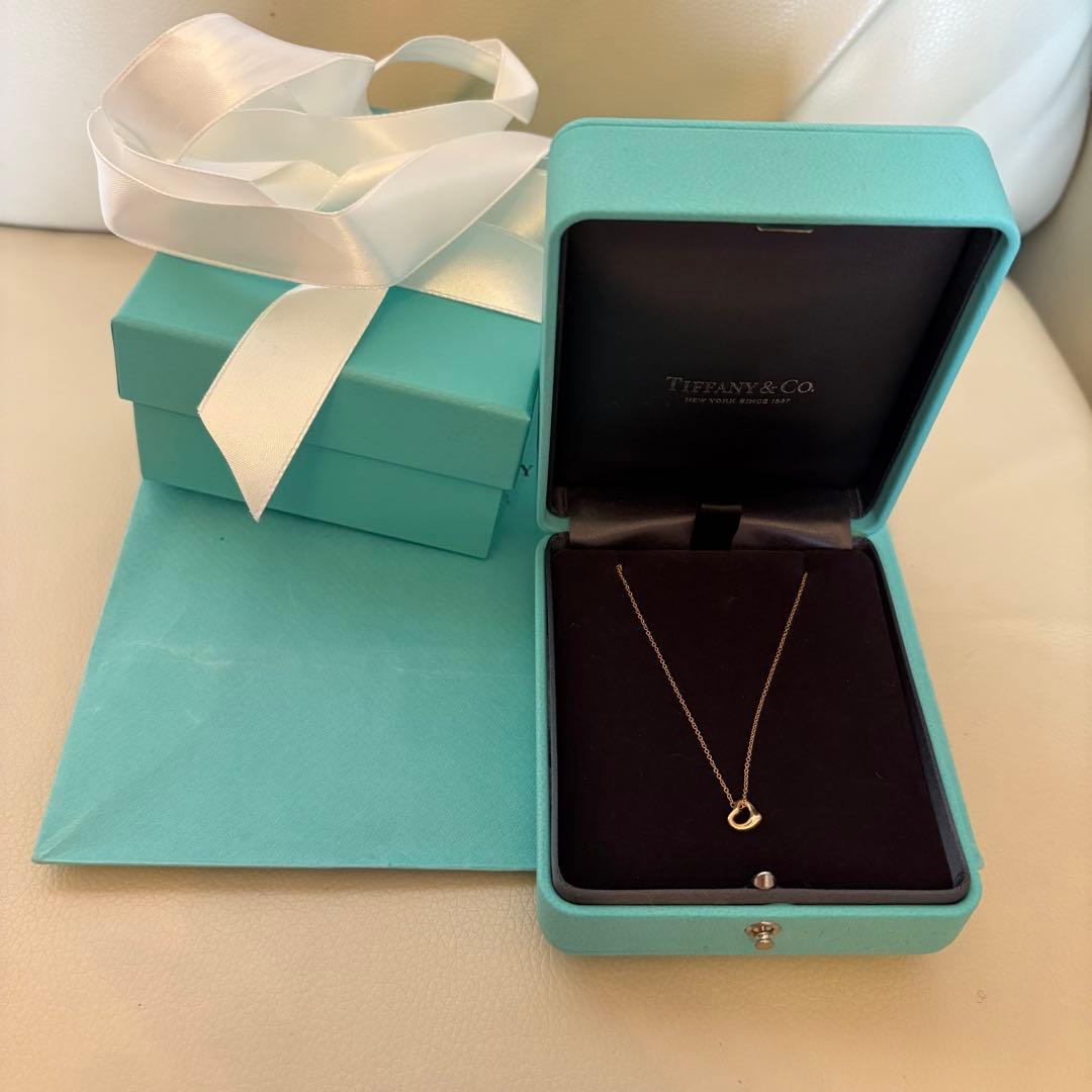 Tiffany＆co オープンハートペンダント ピンクゴールド