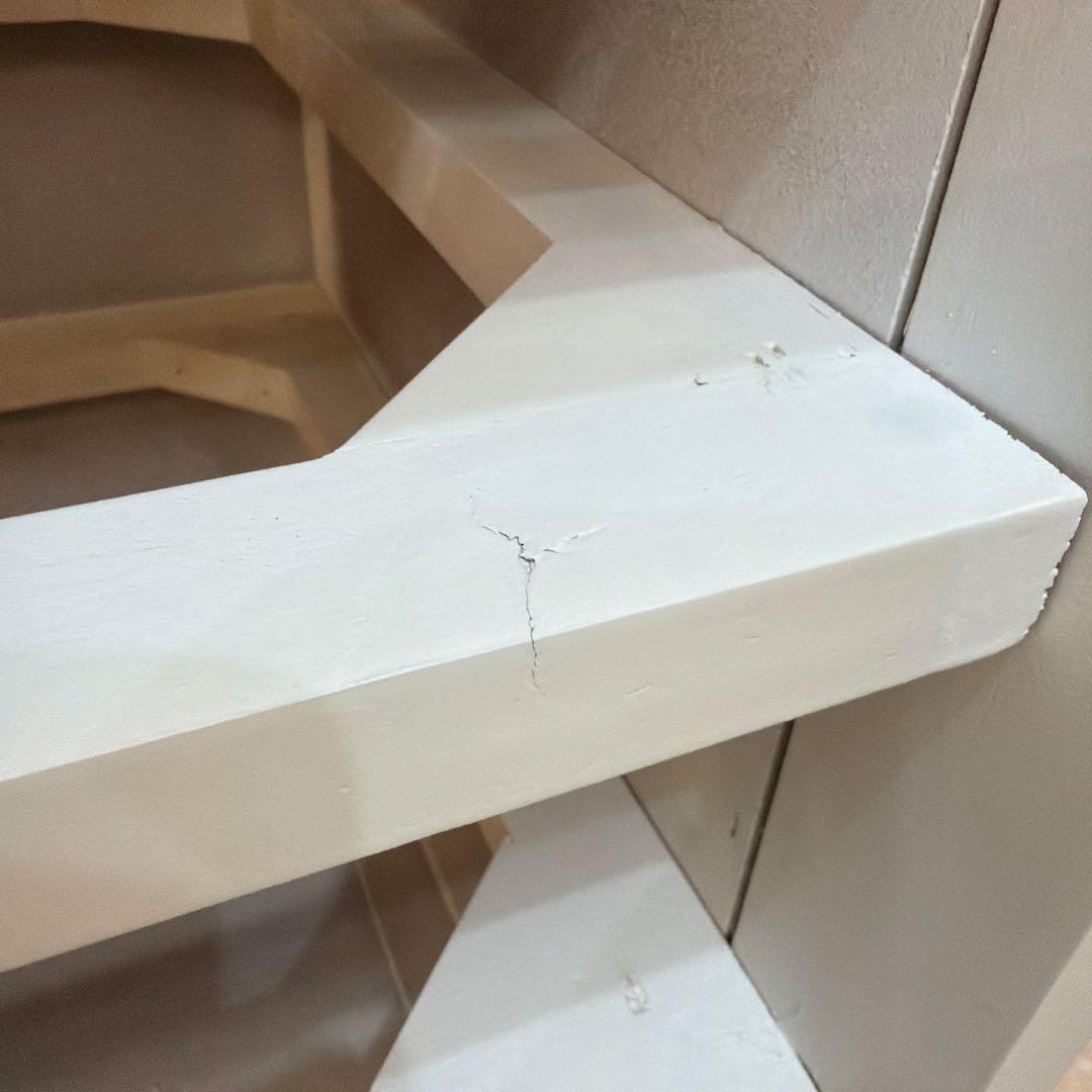 ロココ調 アンティーク風 猫脚 チェスト 4段 姫系 白家具