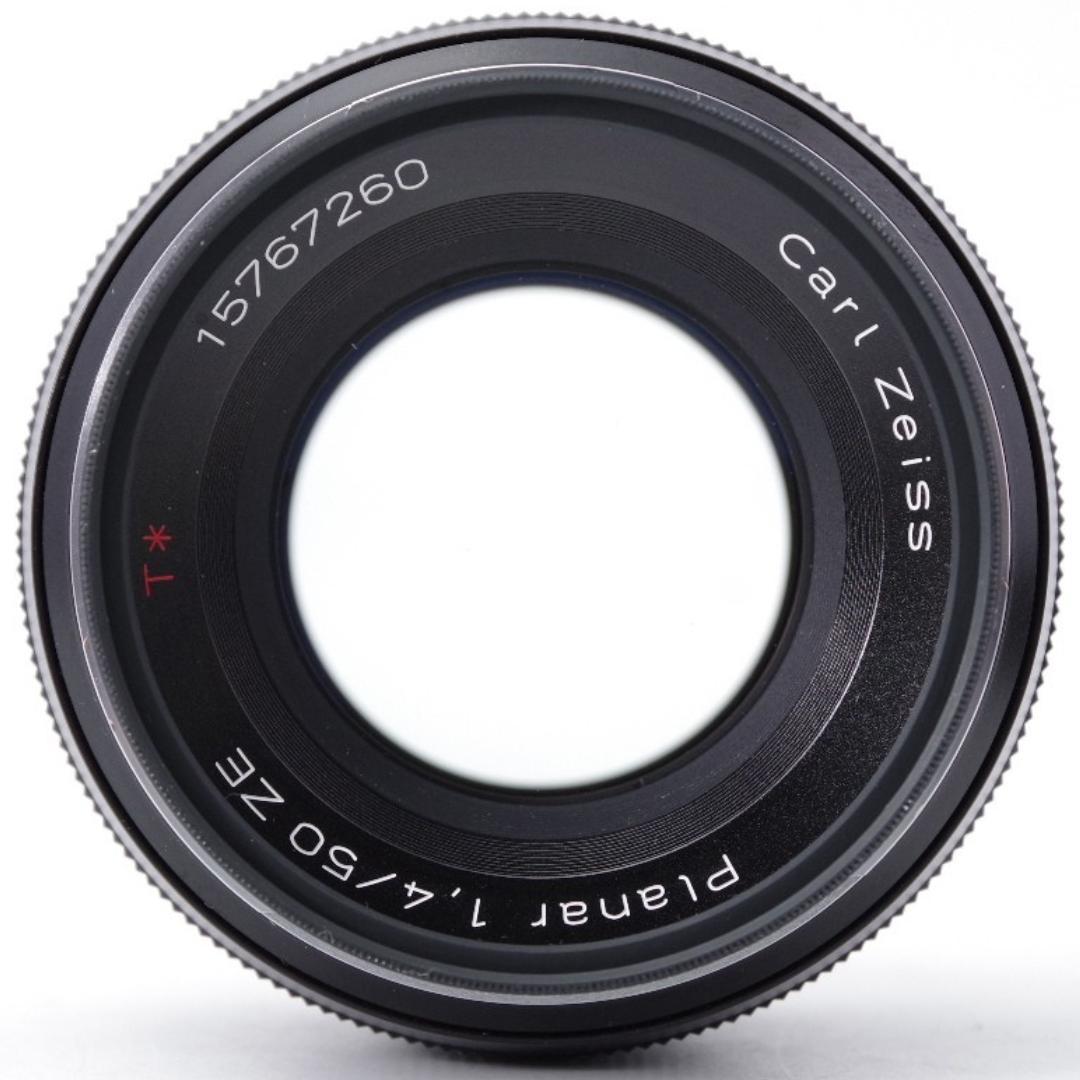 レンズ(単焦点) CONTAX Carl Zeiss Planar 50mm F1.4 ZE EF
