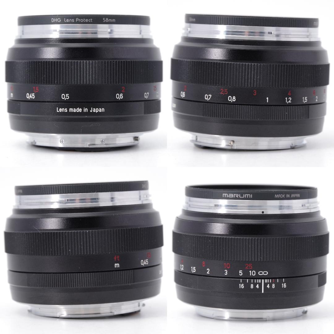 レンズ(単焦点) CONTAX Carl Zeiss Planar 50mm F1.4 ZE EF