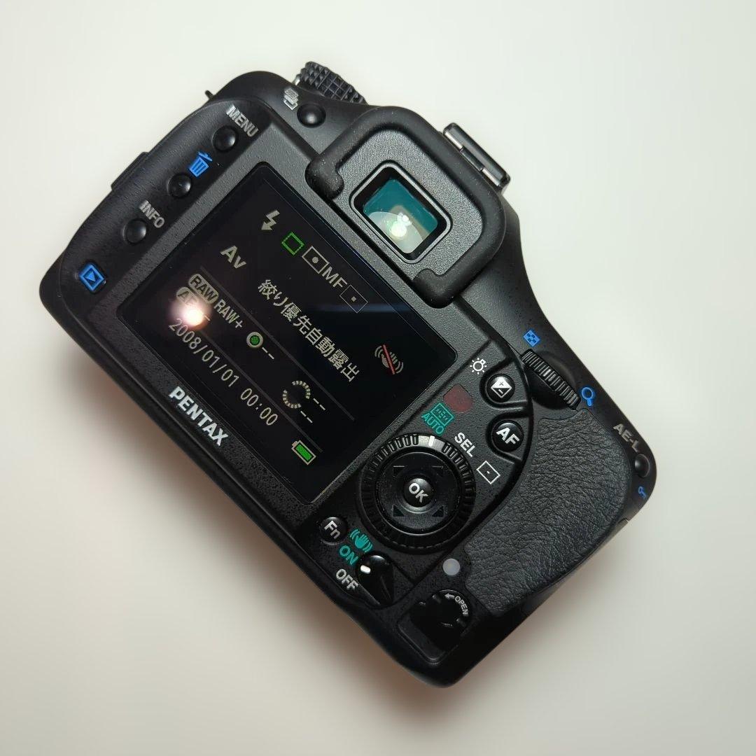 PENTAX K20D デジタル一眼レフカメラ 本体 バッテリー付　レンズ
