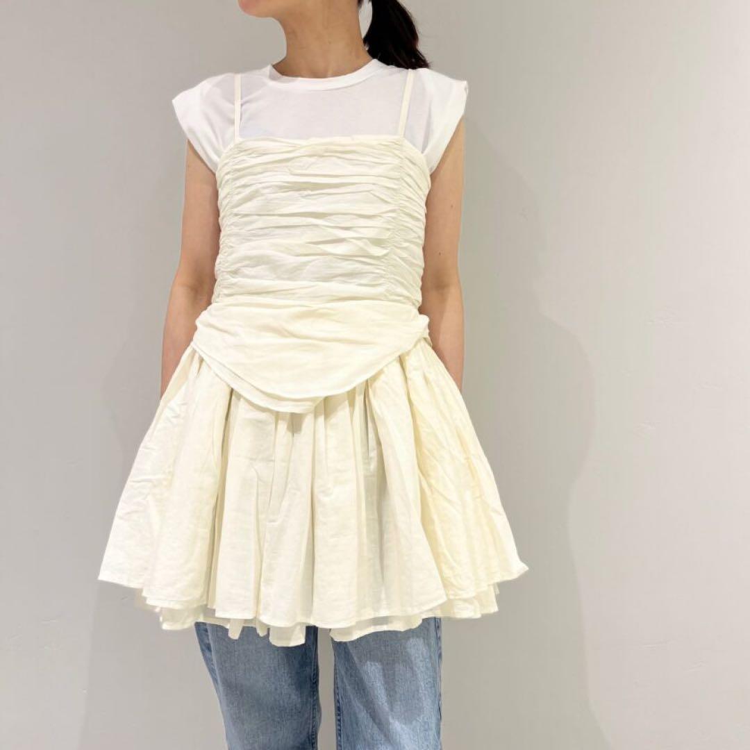 crinkle crinkle crinkle コルセットキャミソール