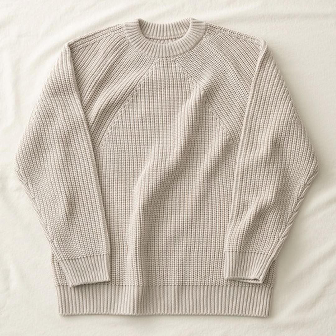 BATONER シグネチャー クルーネック メリノウール ニット 2