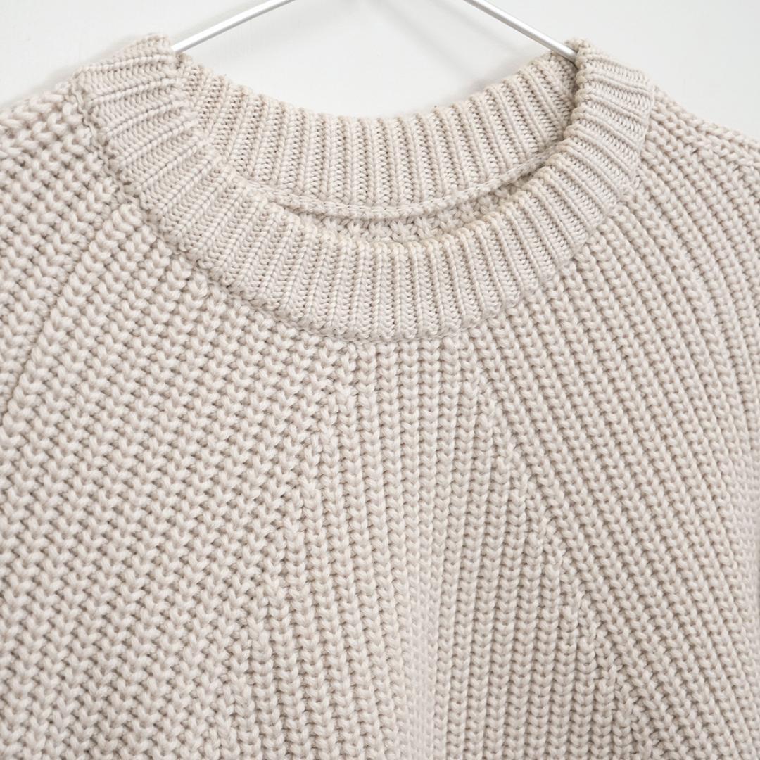 BATONER シグネチャー クルーネック メリノウール ニット 2