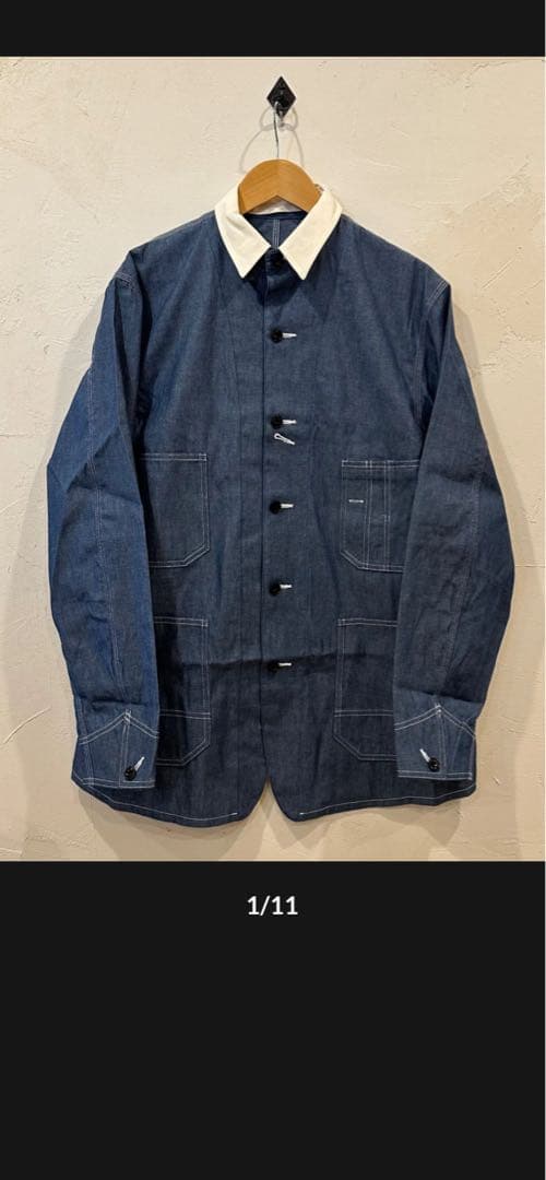 Bon Vieux オリジナル シャンブレー カバーオール