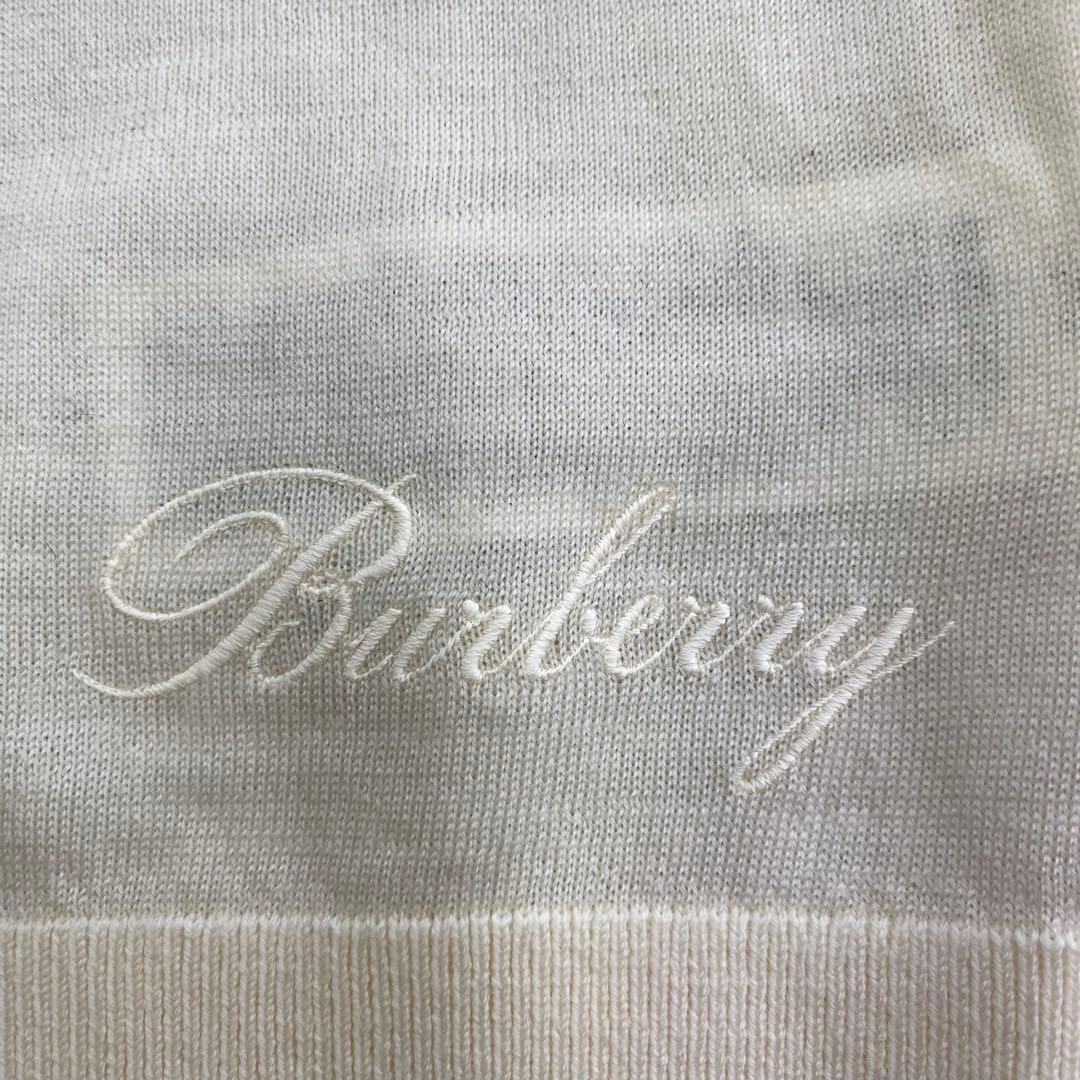 タグ付き新品★BURBERRY 長袖カットソー フリル アイボリー XS