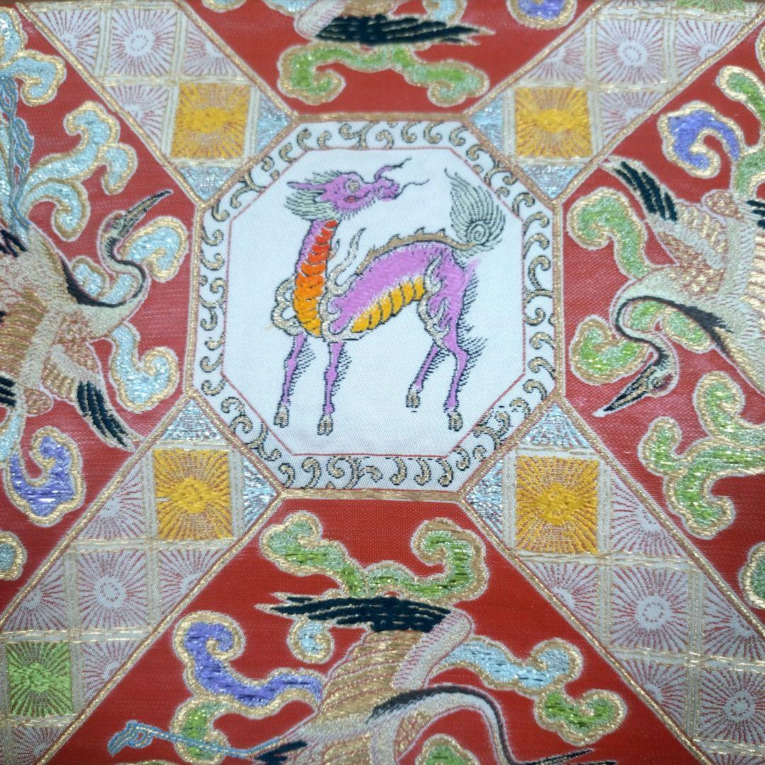 袋帯　正絹　龍村平蔵　今里鶴麟