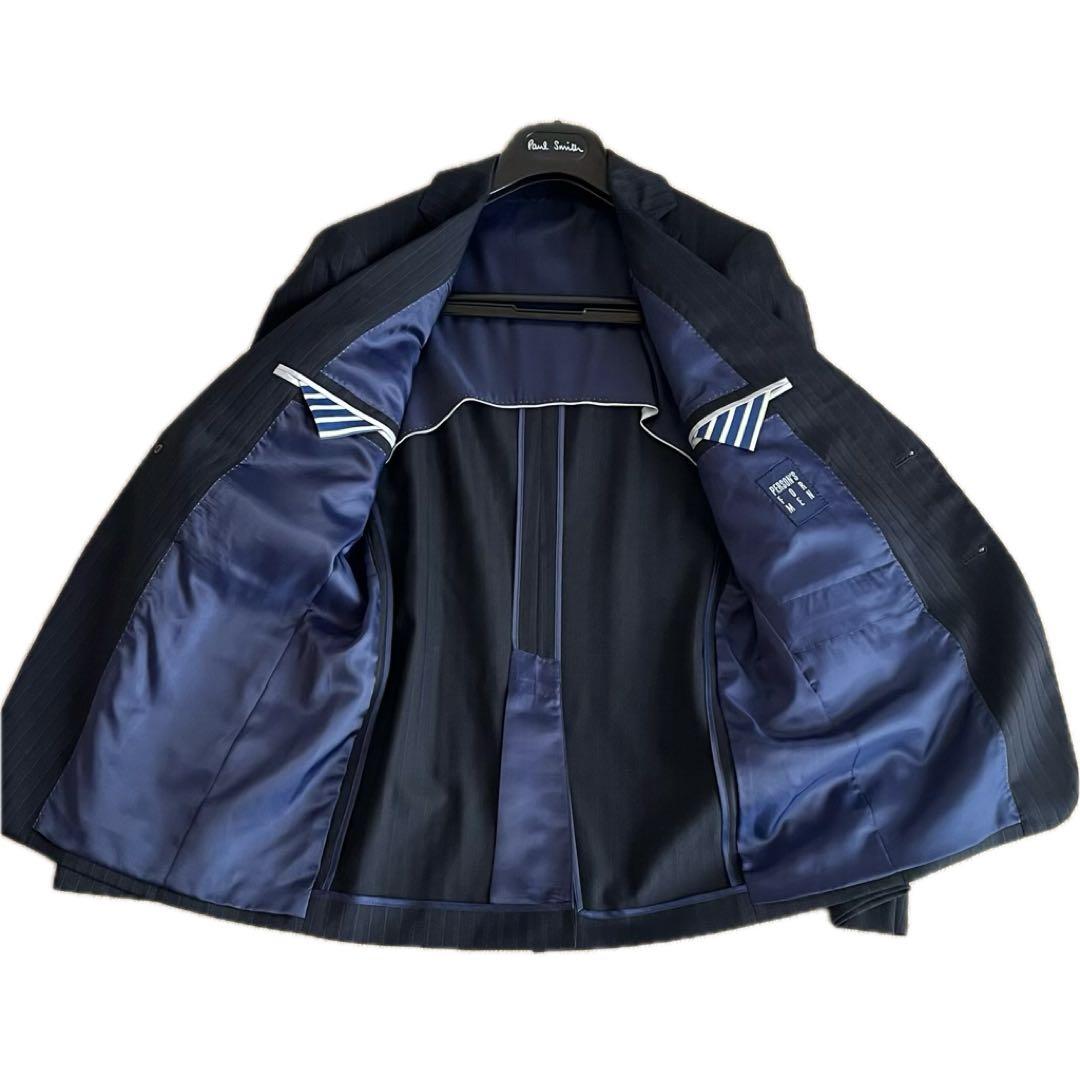 極美品✨現行✨パーソンズフォーメン スリーピース M ダークネイビー ストライプ