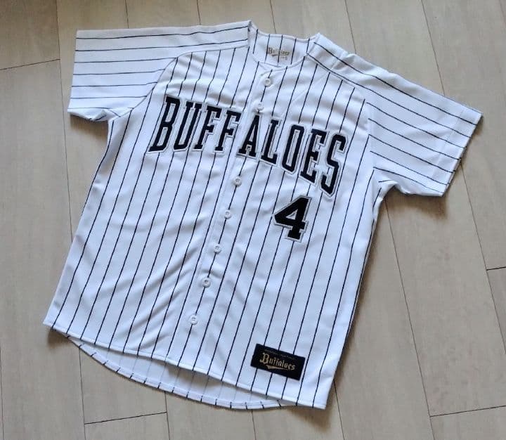 【限定　完売】オリックスバファローズ　森　ハイクオリティ　サード　ユニフォームS