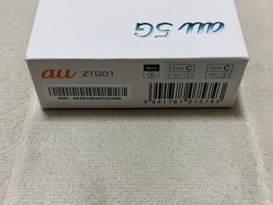 スマートフォン本体 ZTE a1 128GB au