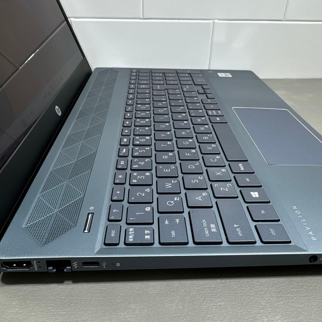 【極上品】HPフォグブルー☘10世代i5☘NVMe512+1TBバッテリ新品