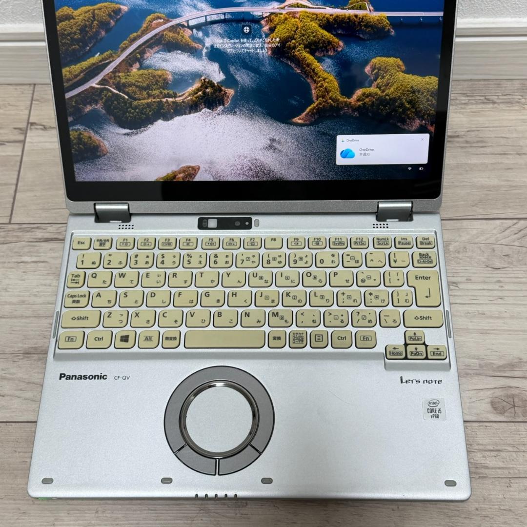 薄型軽量タブレットPC 10世代 i5 レッツノート メモリ8G SSD256G