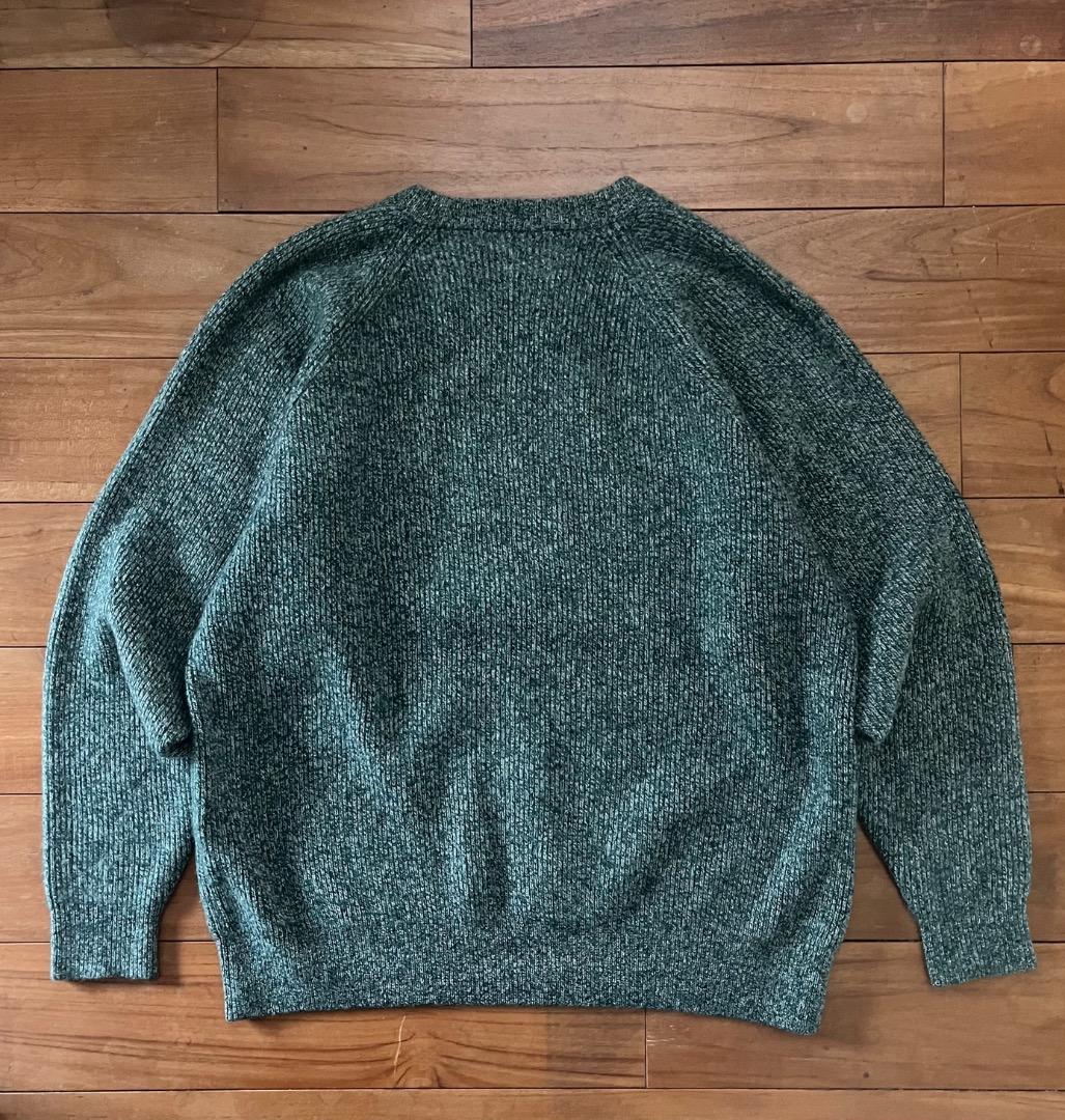 Yves Saint Laurent 100%カシミヤ ニットセーター グリーン