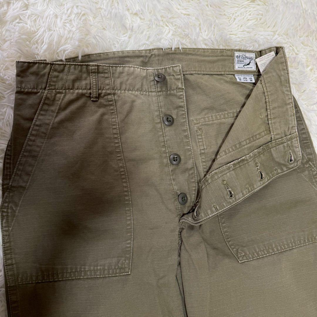 オアスロウ ベイカーパンツ L相当 ARMY サイズ3 カーゴ ファティーグ