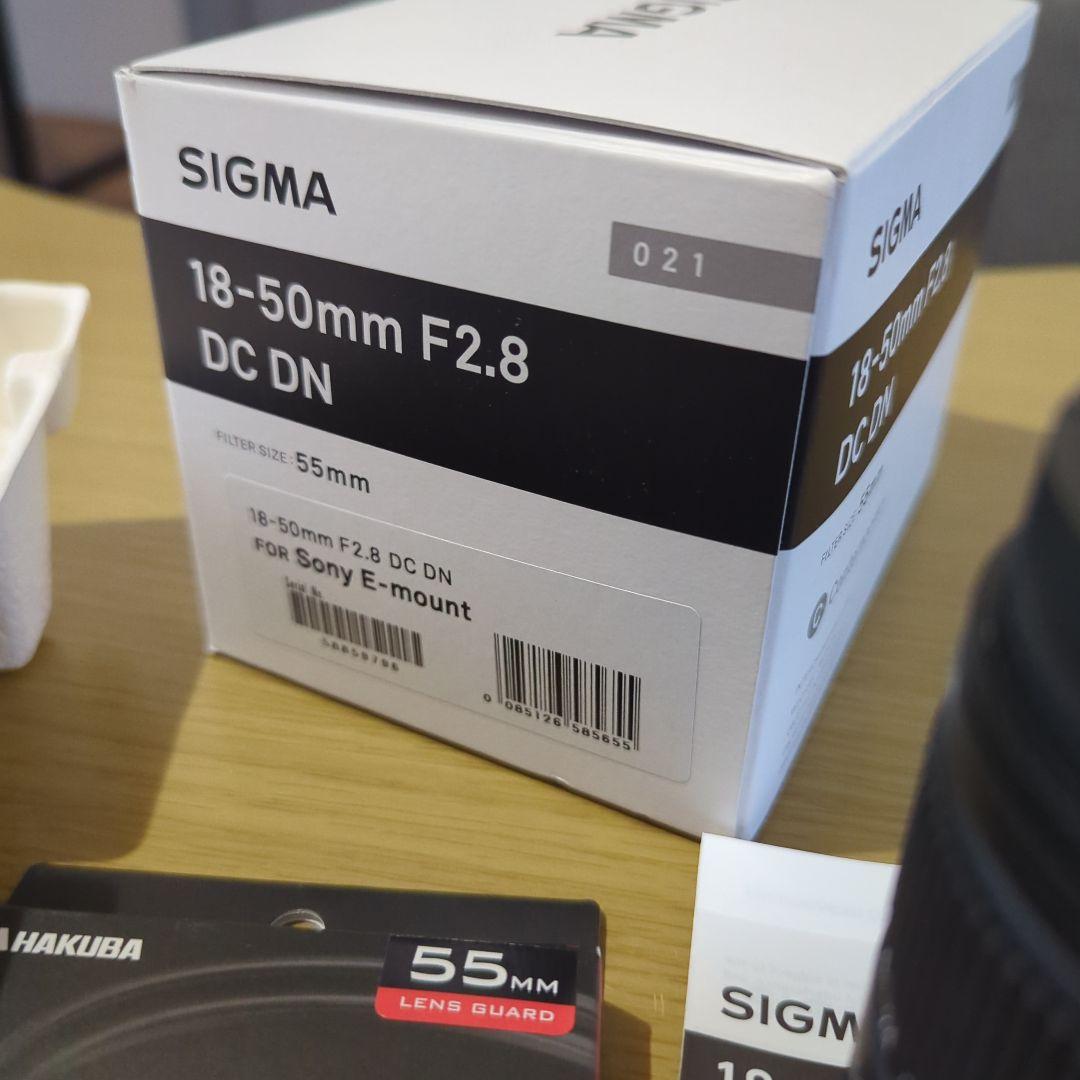 SIGMA 18-50mm F2.8 レンズ Sony E-mount