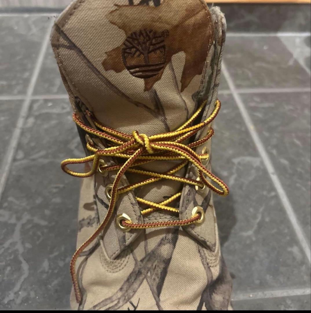 Timberland 迷彩柄 ハイカットブーツ