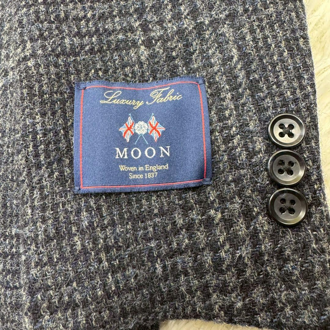 極美品✨ ビームスハート MOON社生地 ツイード ジャケット ネイビー S