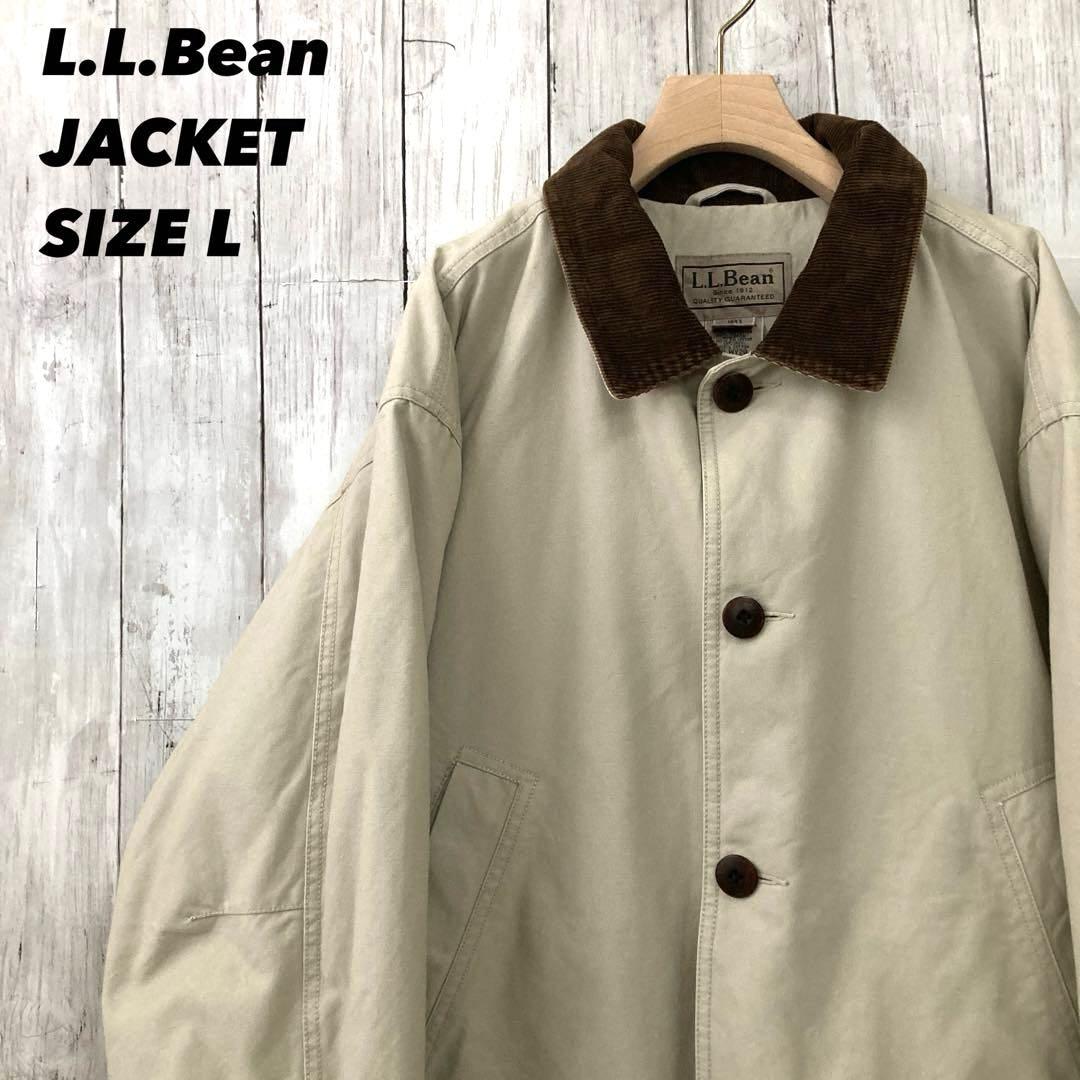 L.L.Beanエルエルビーン　中綿キルティングカバーオールジャケット　L 古着