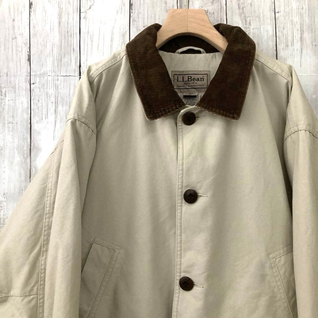 L.L.Beanエルエルビーン　中綿キルティングカバーオールジャケット　L 古着