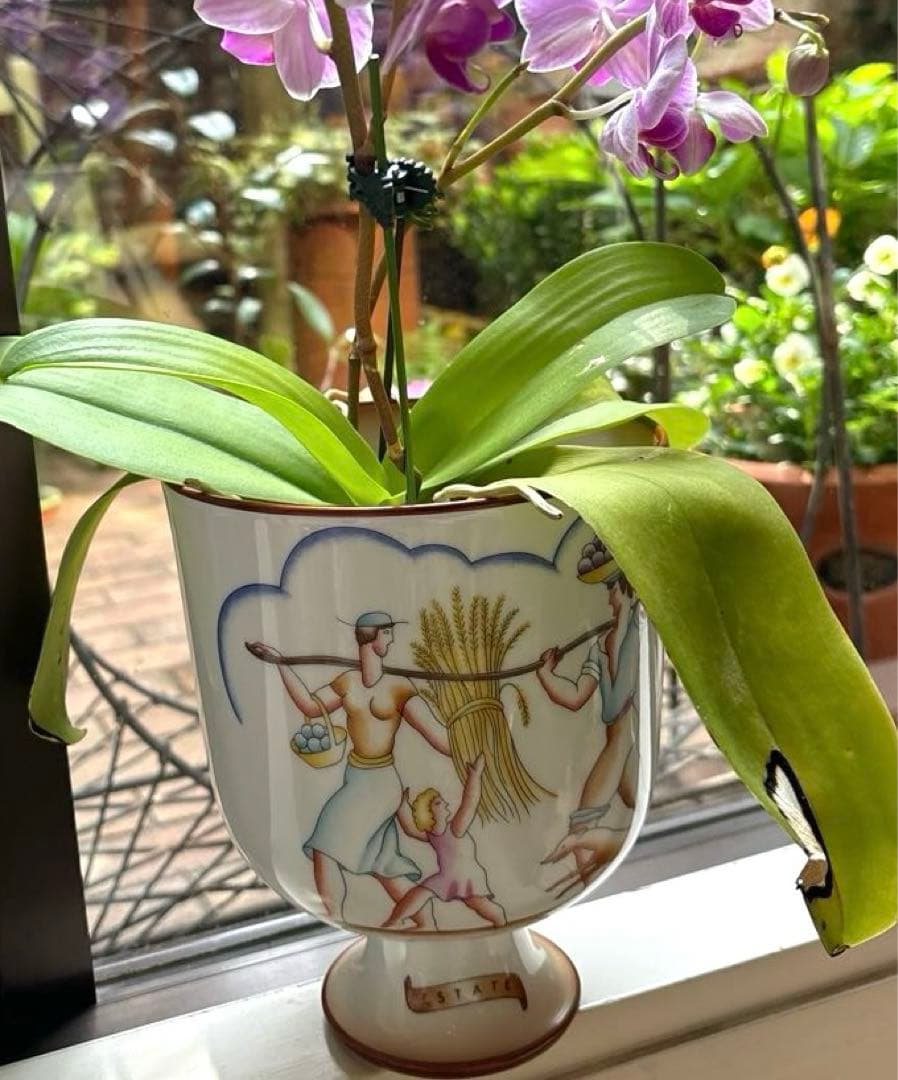 リチャードジノリ　花器　ジオポンティ