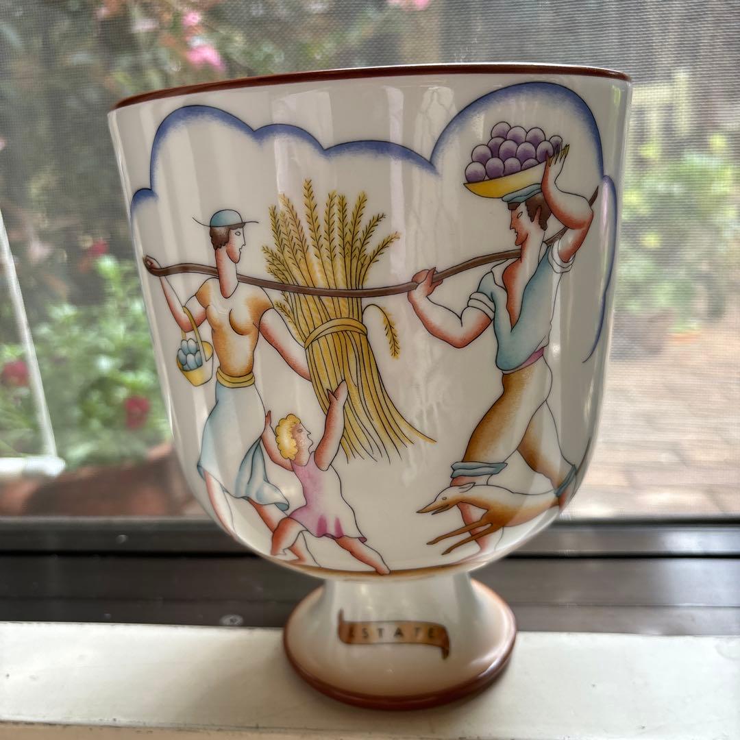 リチャードジノリ　花器　ジオポンティ