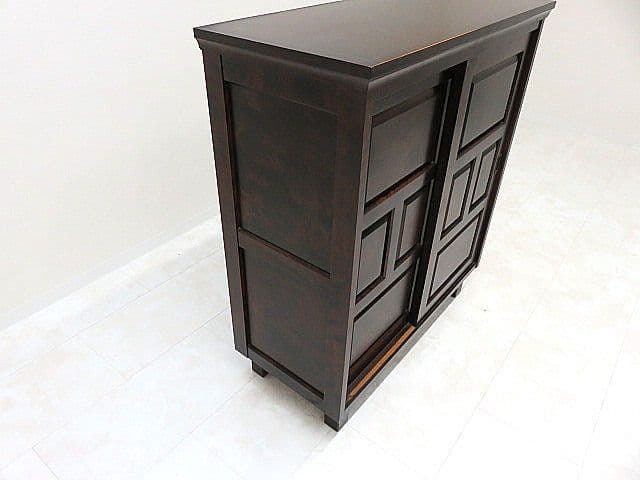 A*2様 北海道民芸家具 樺無垢材下駄箱 シューズボックス/玄関収納/靴箱 和家