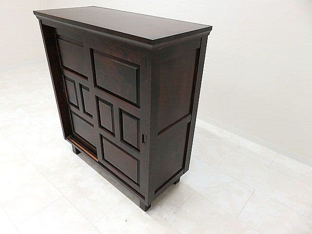 A*2様 北海道民芸家具 樺無垢材下駄箱 シューズボックス/玄関収納/靴箱 和家