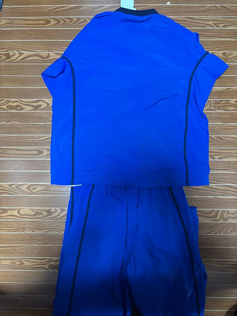 CANTERBURY ヤッケ　ウォームアップウェア XL 青　新品未使用タグ付き