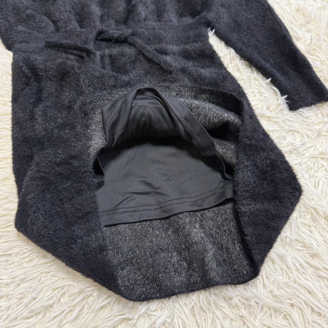 【fr2ゴルフ】極美品 ワンピース モコモコ 冬用 ブラック S レディース