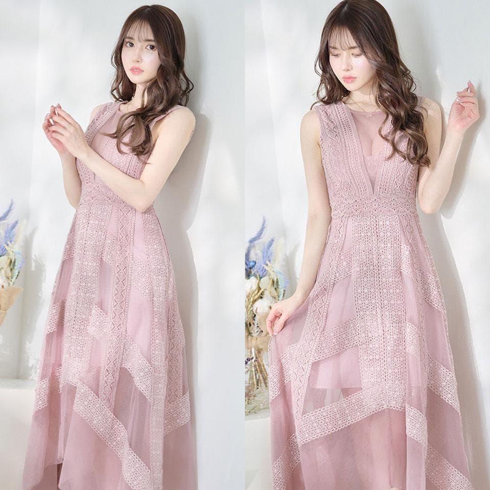 ERUKEI SETTAN エルケイセッタン アシンメトリー ロングドレス