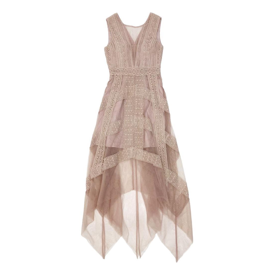 ERUKEI SETTAN エルケイセッタン アシンメトリー ロングドレス