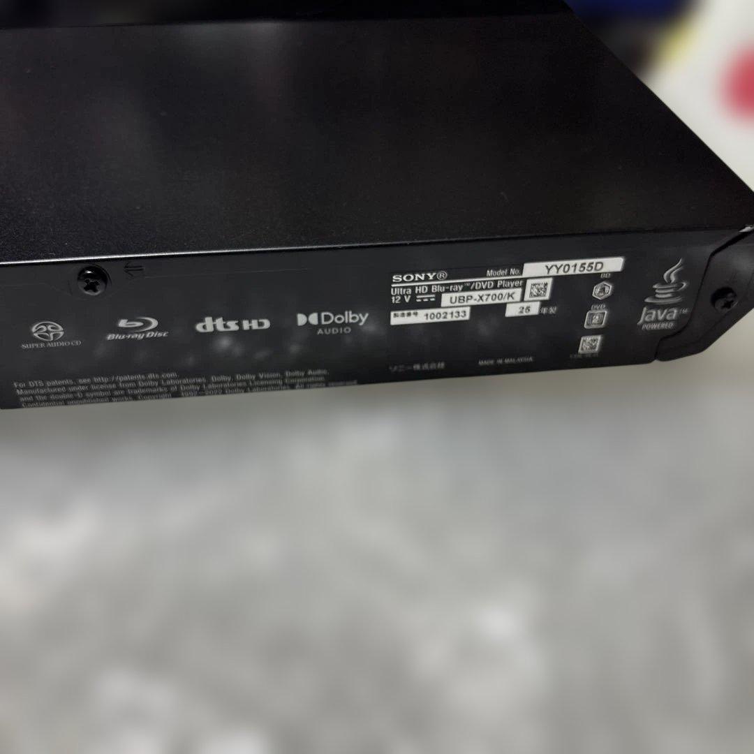 SONY UBP-X700 DVDプレーヤー