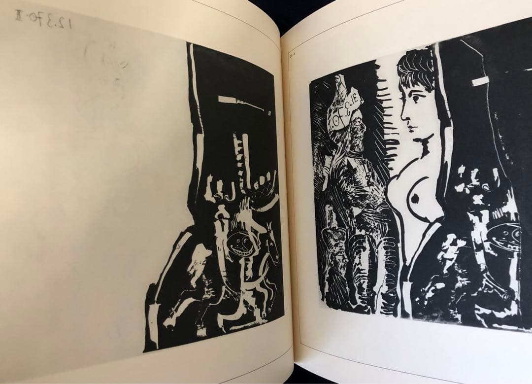 picasso156連作版画集　発行1977年　限定1200部