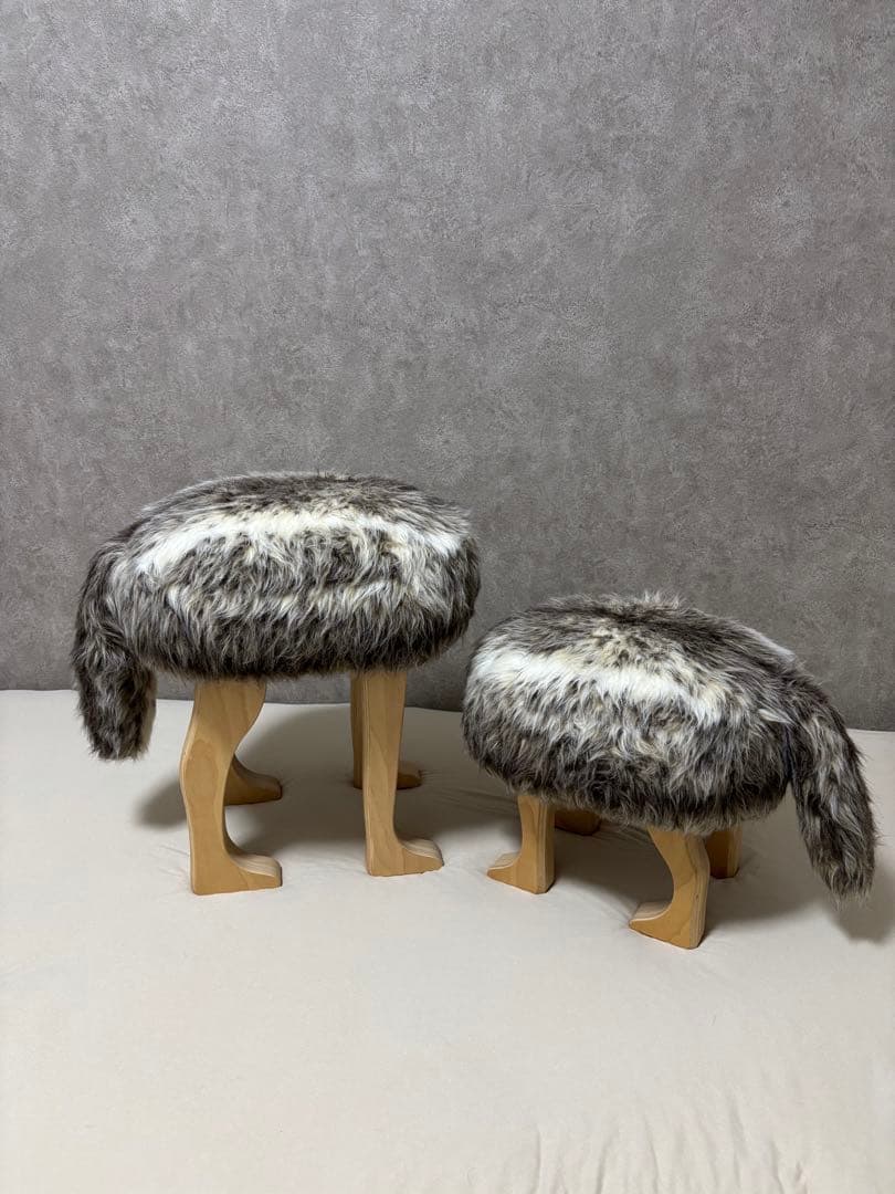 アニマルスツール　匠工芸 |ANIMAL STOOL コヨーテブラウン　Sサイズ