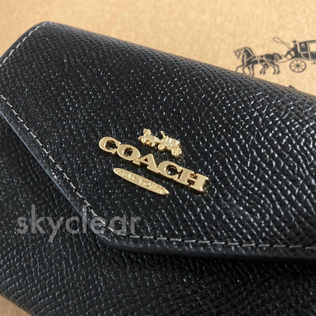 新品❇︎正規品 COACH カードケース 名刺入れ カードホルダー ブラック